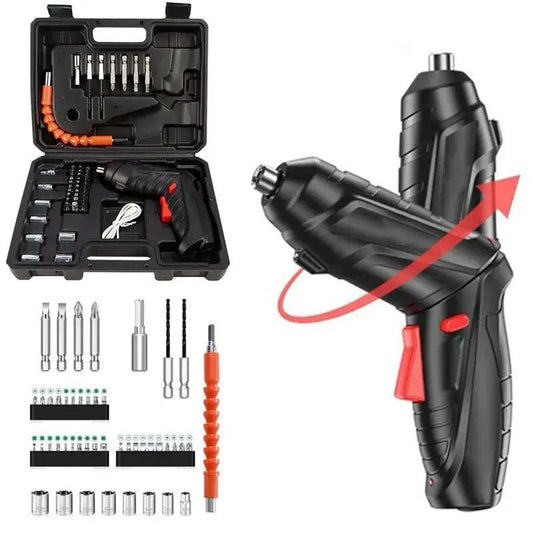 Kit Destornillador Eléctrico con 47 Piezas 🛠️🔋