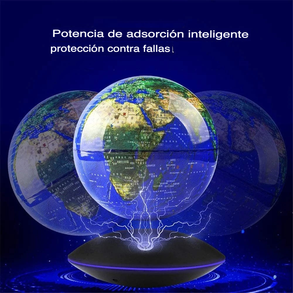 Lámpara Led Globo Terráqueo Flotante