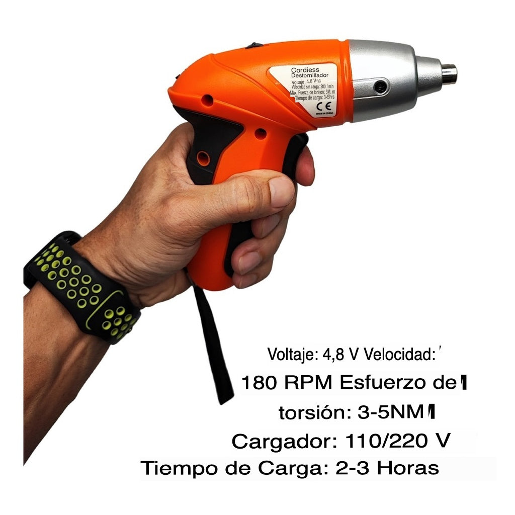 Destornillador Inalámbrico Recargable