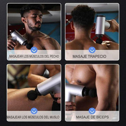 Pistola Masajeadora 4 en 1 Original